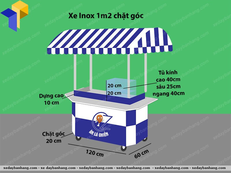 xe ban thức ăn nhanh đường phố 
