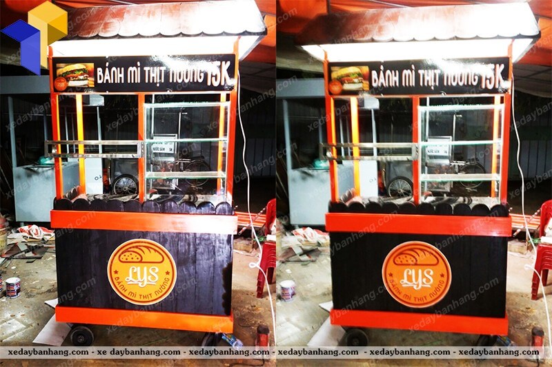 xe bán bánh mì sài gòn