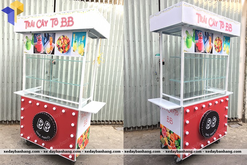xe bán trái cây tự chọn long an