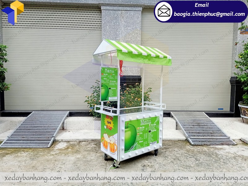tủ bán trà sữa