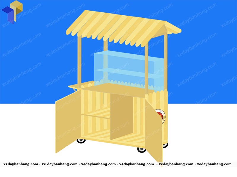 đóng xe bánh mì đường phố