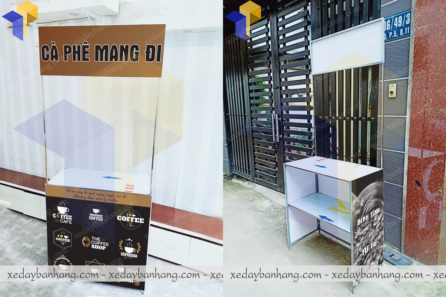 đóng quầy sampling giá rẻ
