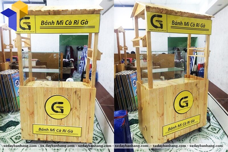 đóng xe bánh mì gỗ cần thơ