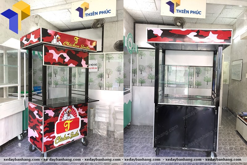 tủ bán gà rán đẹp vĩnh long