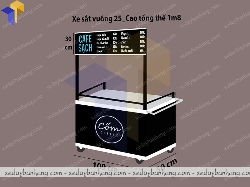 xe bán cà phê bình dương