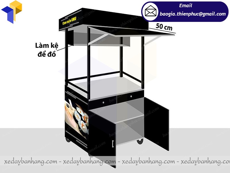 xe bán cơm đẹp