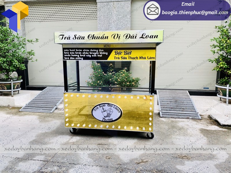 xe trà sữa take away
