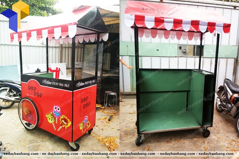 đóng xe bán kem lưu động