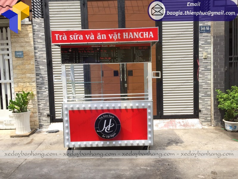 xe bán trà sữa mua ở đâu