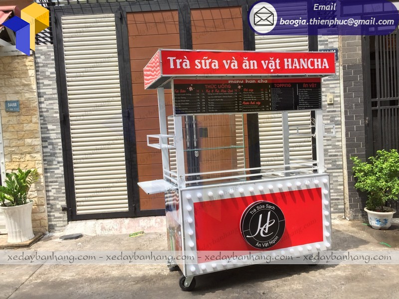 xe bán trà sữa sài gòn