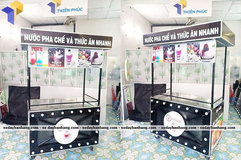 xe đẩy thức ăn nhanh dạo hcm