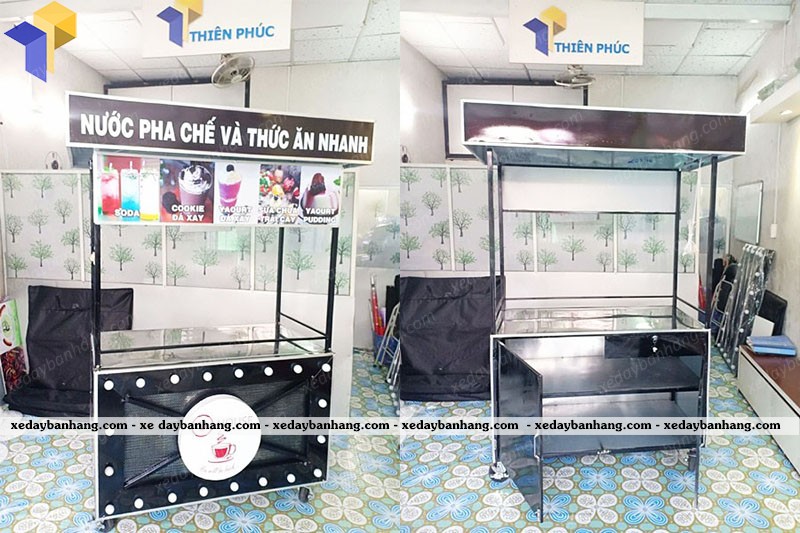 quầy bán thức ăn nhanh dạo long an
