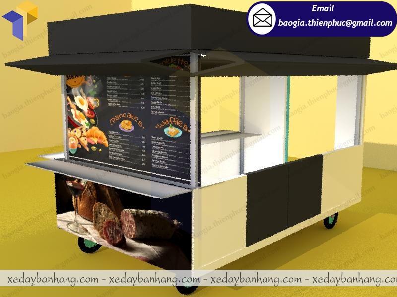 đóng kiot bán bánh giá rẻ