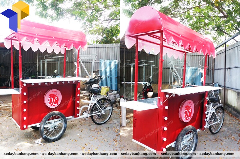thiết kế xe đạp bán kem