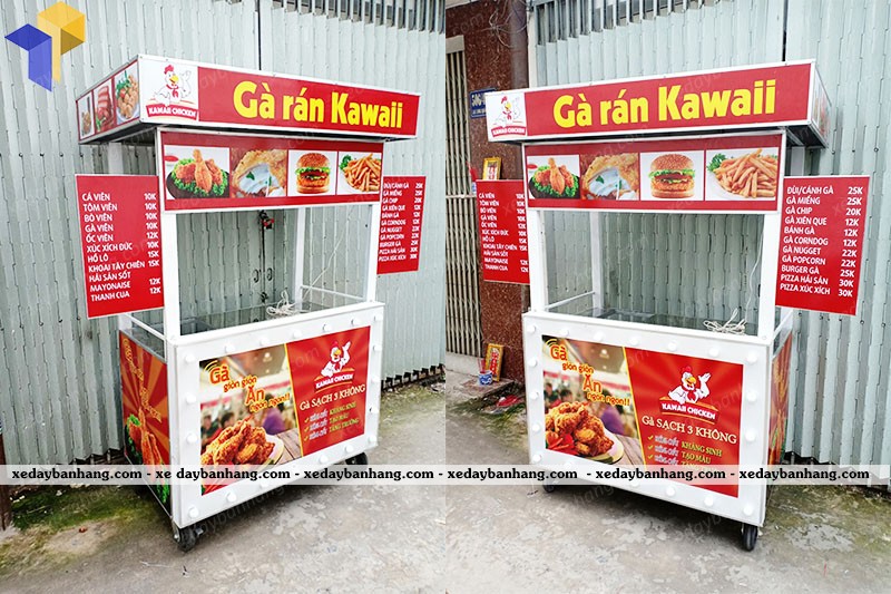 quầy bán gà rán ninh thuận