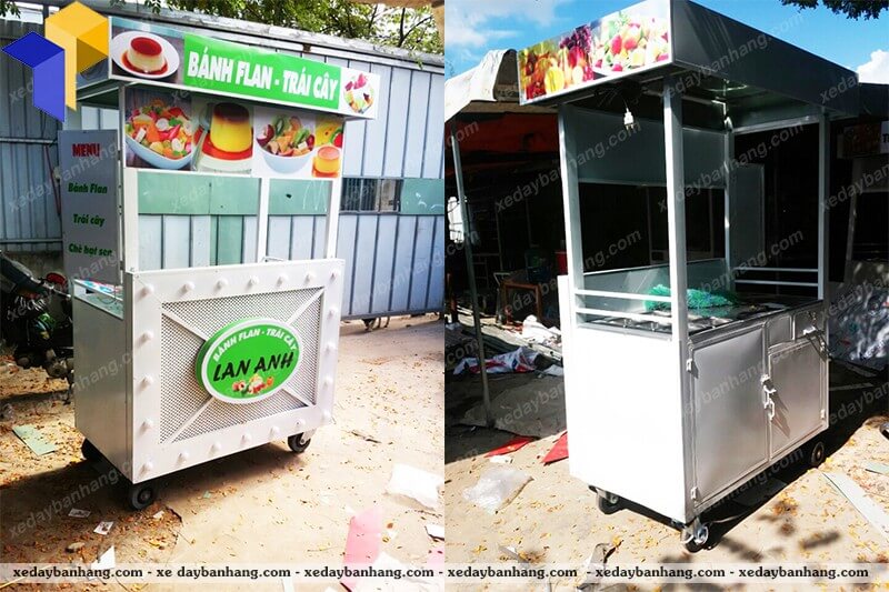 tủ đẩy bán thức ăn nhanh