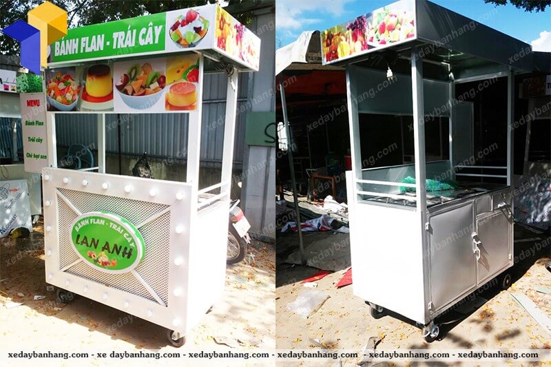 xe đẩy bán thức ăn nhanh