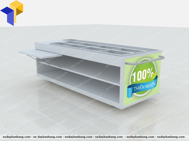 xe đẩy bán trái cây giá rẻ
