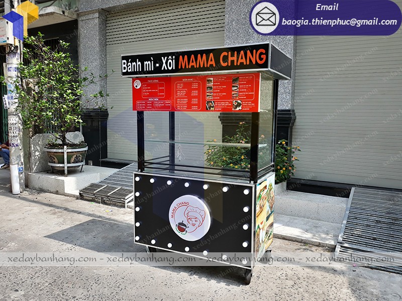 tủ xe bánh mì