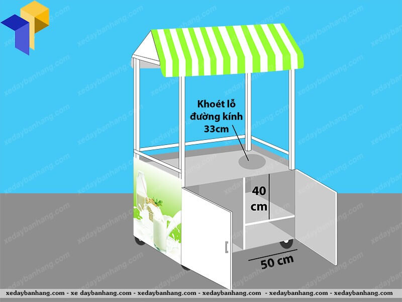 xe bán sữa đậu nành quận bình thạnh