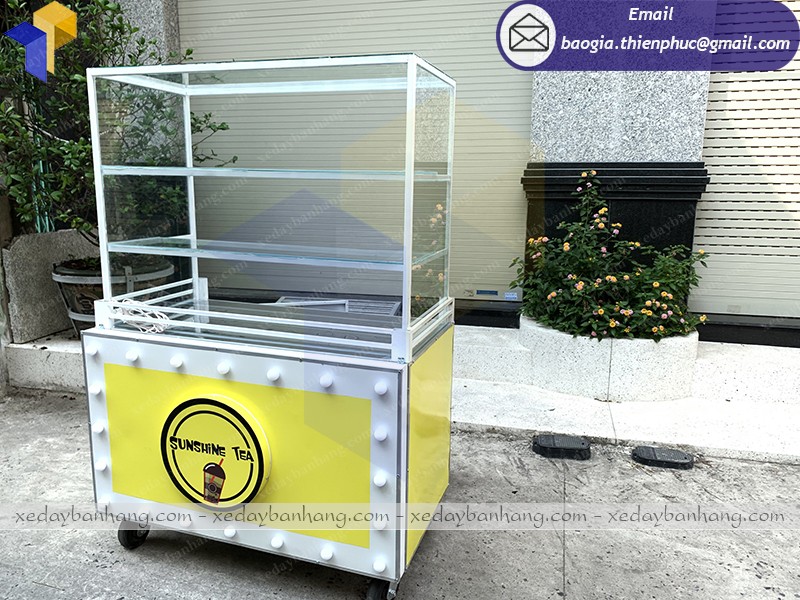 xe bán trà sữa giá rẻ