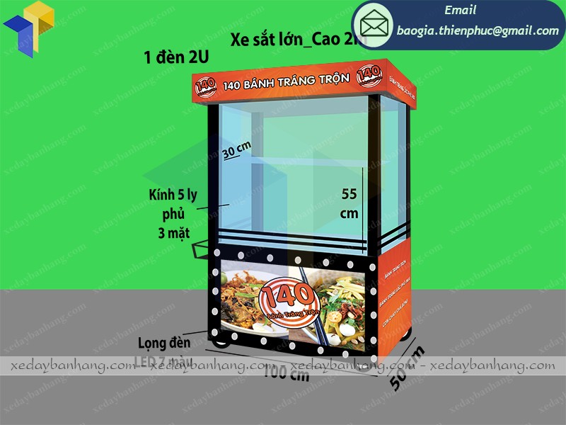 xe bán thức ăn nhanh vỉa hè