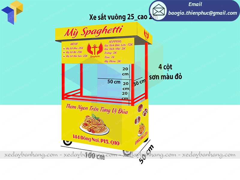 xe thức ăn nhanh đường phố