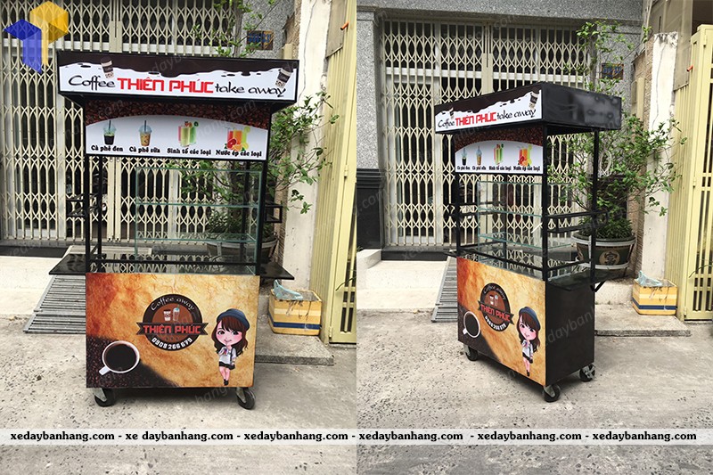 thiết kế xe cà phê lưu động