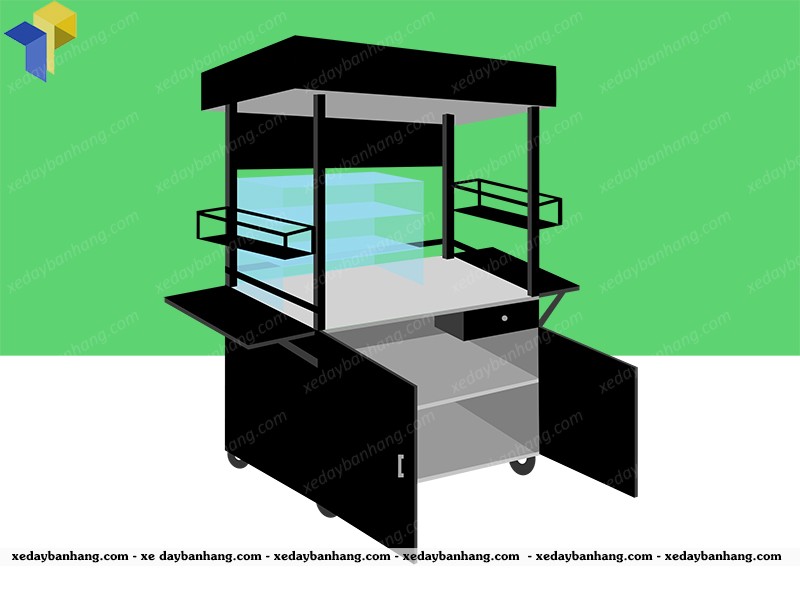 xe cà phê lưu động giá rẻ