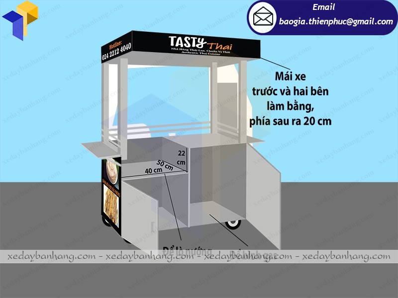 xe thức ăn nhanh hậu giang
