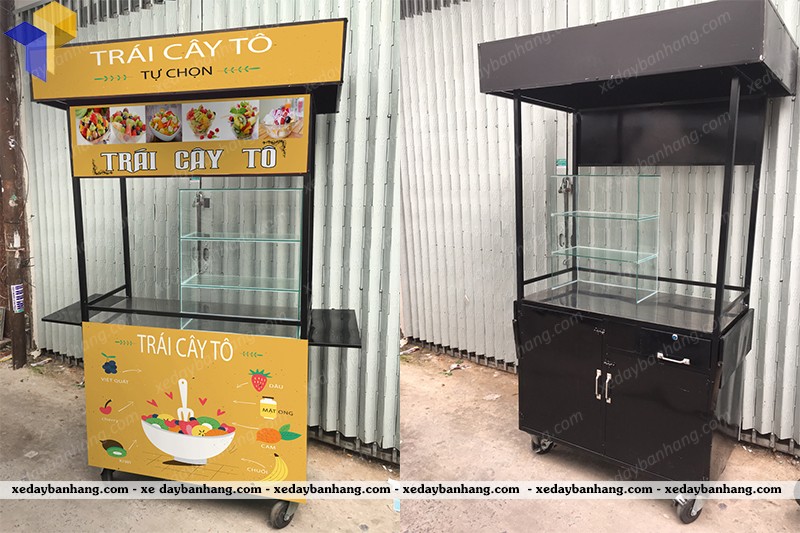 xe bán trái cây tô lưu động