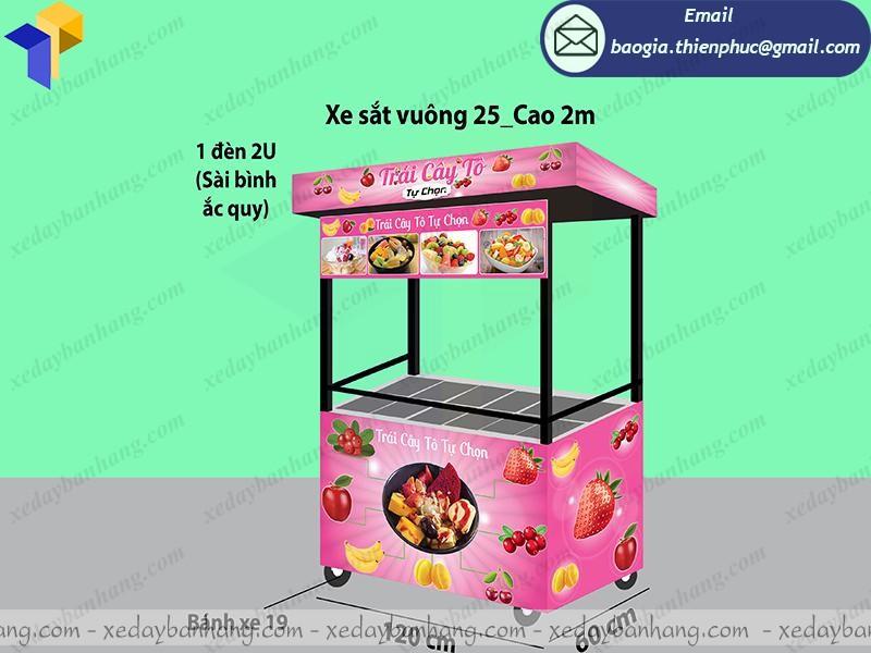 xe đẩy bán sinh tố