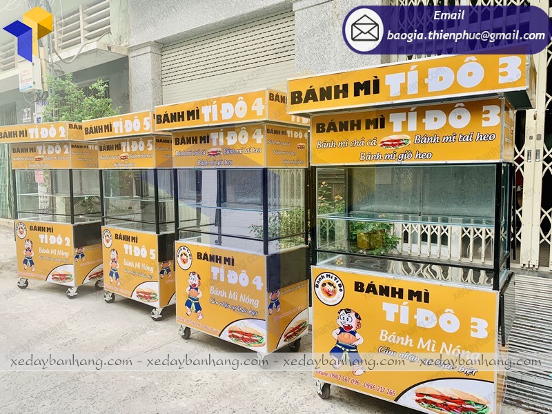 đóng quầy bánh mì hà nội