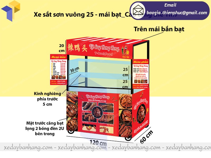 xe bán thức ăn nhanh giá rẻ