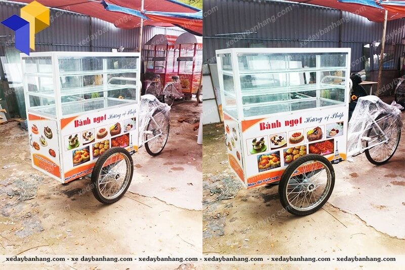 xe đạp bán bánh vĩnh long