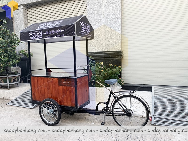 mẫu xe bán hàng gỗ đẹp