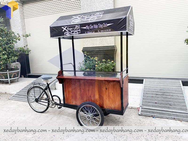 đóng xe đạp bán hàng