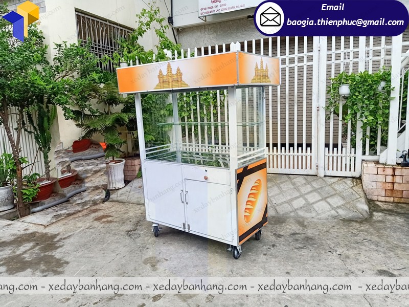 đóng tủ bán bánh mì