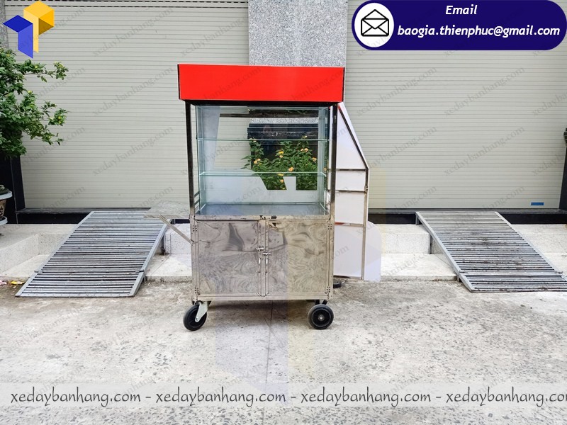 thiết kế tủ bán bánh mì