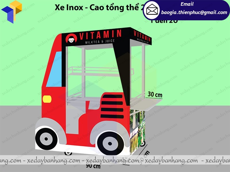 xe buýt bán bánh mì