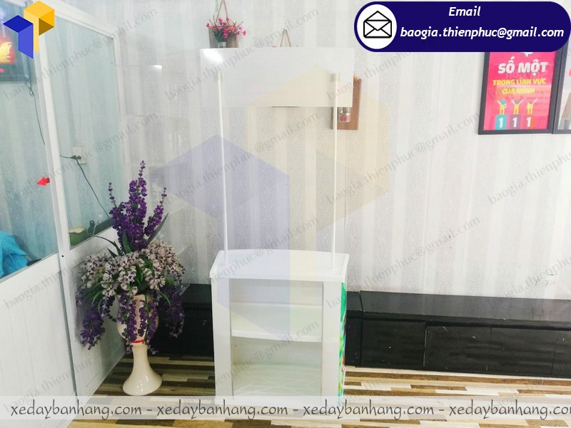 quầy sampling bán hàng lắp ráp