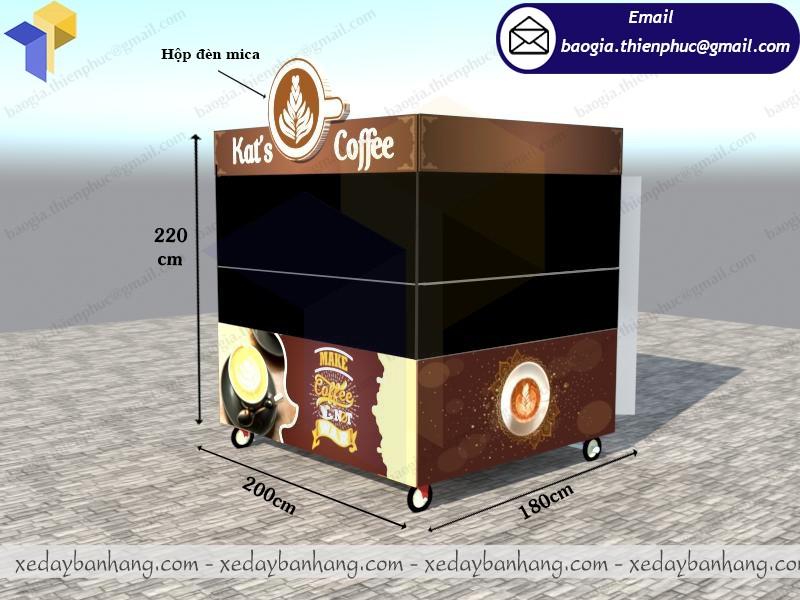 quầy kiot bán coffee
