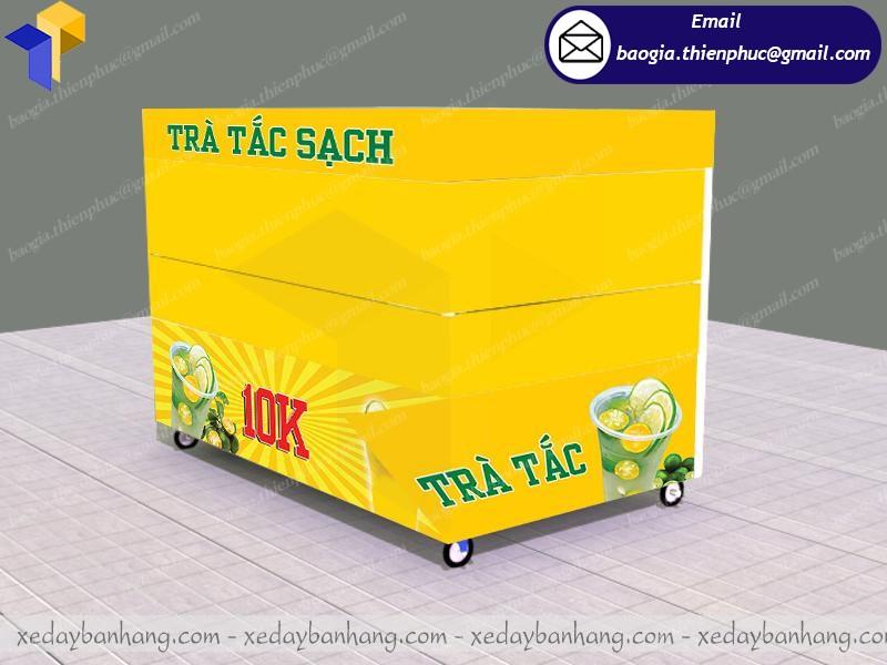 đặt kiot bán trà tắc ở đâu