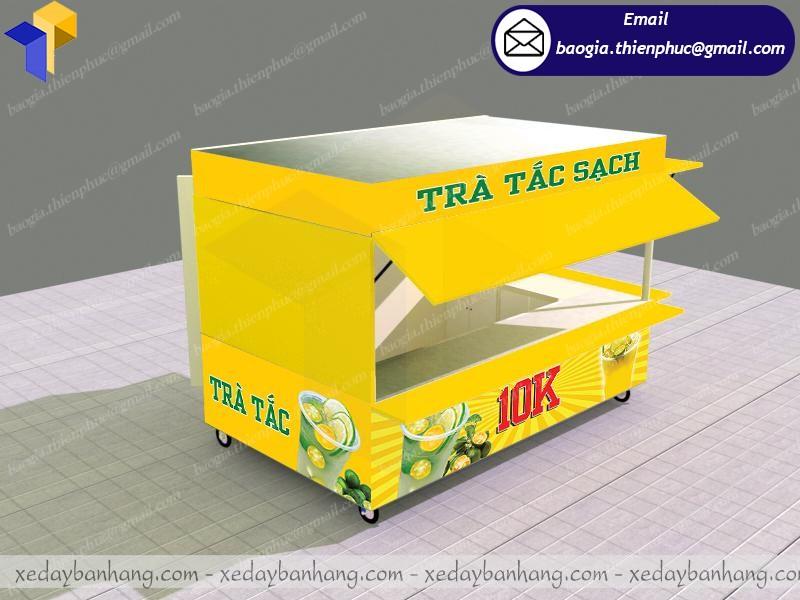 giá kiot bán trà tắc lưu động
