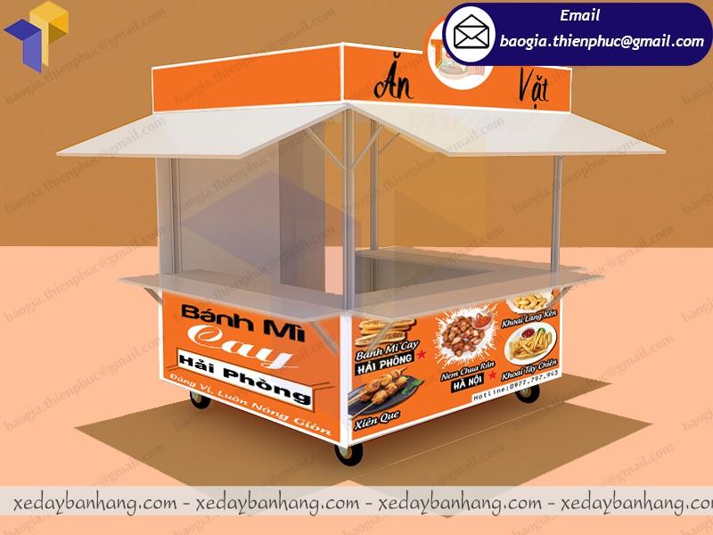 giá kiosk bán đồ ăn vặt
