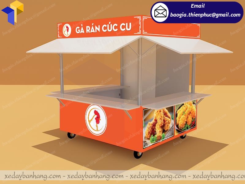 kiot bán gà rán lưu động