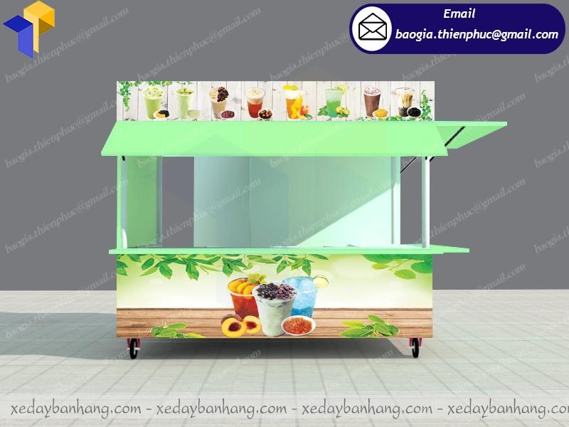 đóng kiot bán trà sữa ở đâu
