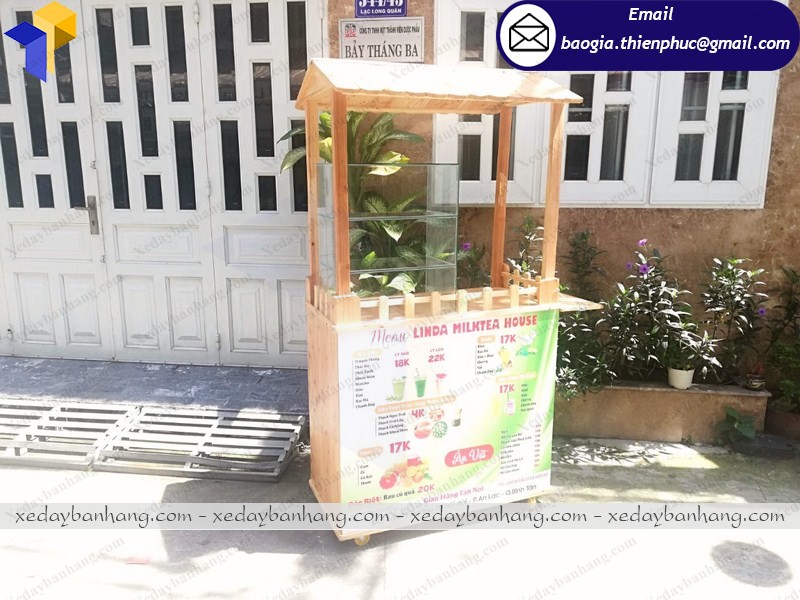 quầy bán sinh tố