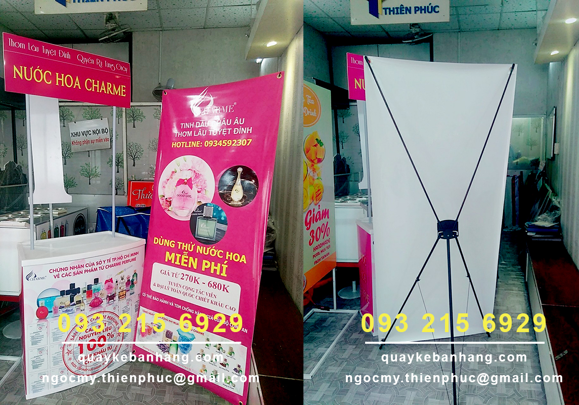standee chu x gia re