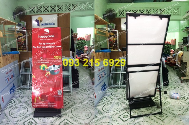 standee khung sat den
